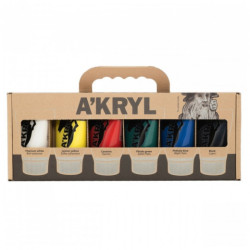 Renesans farby akrylowe zestaw 6x100ml- sklep plastyczny szał dla plas