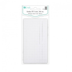 DP Craft 3D foam cubes 3mm 7x7mm