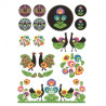 Rice paper for decoupage folklore folk patterns A4 ITD R065