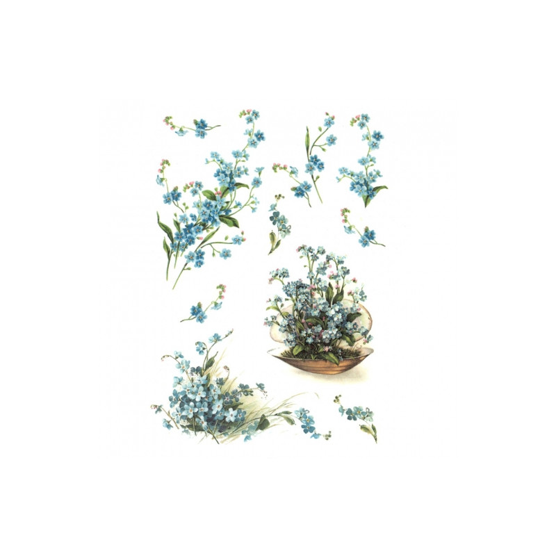 Rice decoupage paper A4 ITD R245