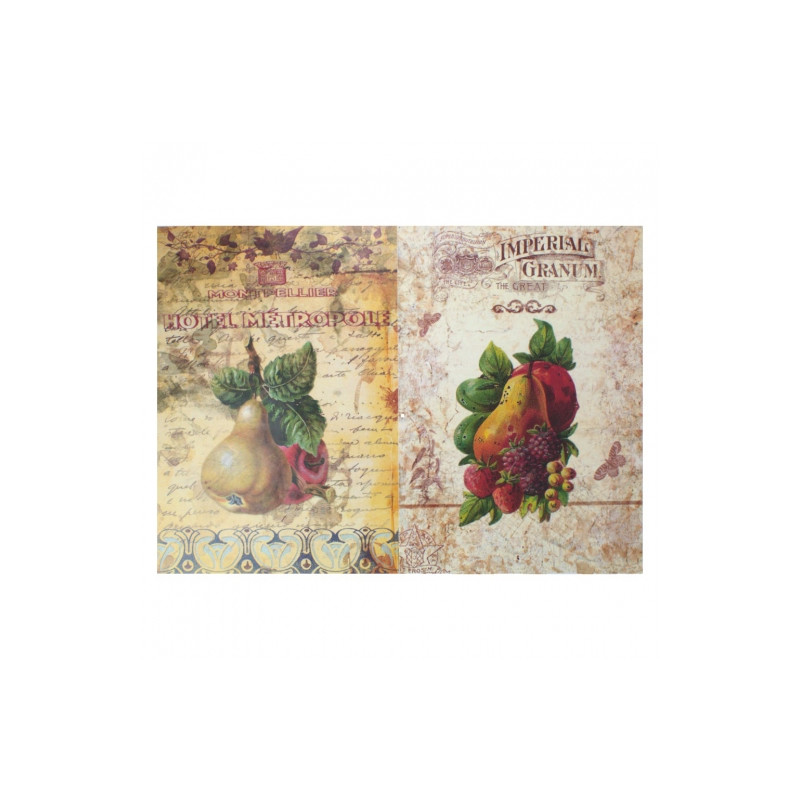 Papier do decoupage owoce 35x50cm calambour DGE116- sklep plastyczny s