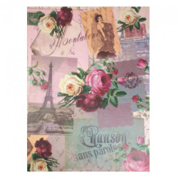 Papier do decoupage 35x50cm calambour DGE125 paryż róże - sklep plasty