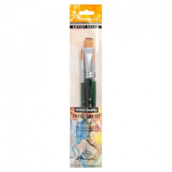 Phoenix set of 3 different synthetic short handle brushes
