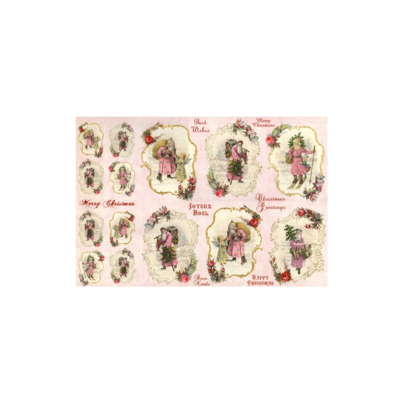 Calambour digital decoupage rice paper holidays DGR263 32x45cm
