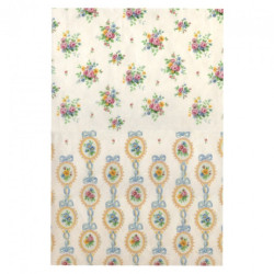 Calambour digital rice paper for decoupage flower ornament DGR261 32x4