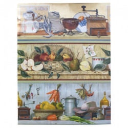 Papier do decoupage 50x70cm calambour CAL284 kuchnia jedzenie kawa - s