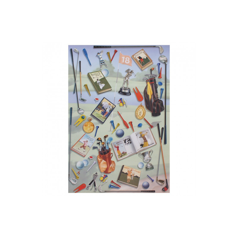 Papier do decoupage 50x70cm calambour CAL115 golf - sklep plastyczny s