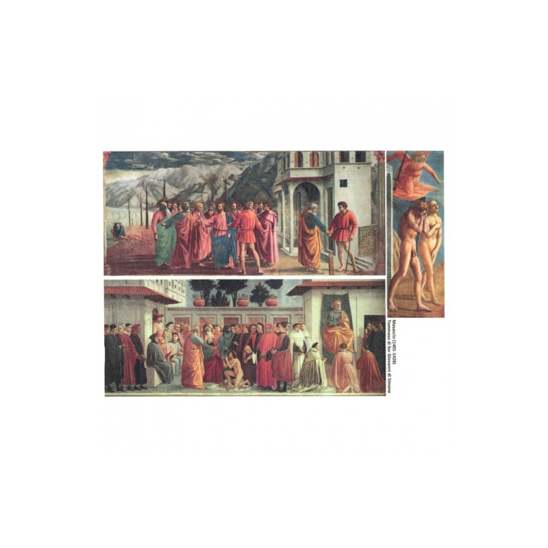 Decoupage paper soft A4 ITD S060