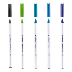 Edding set of 5 textile pen cold colors