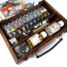Renesans zestaw 11 farb olejnych extrafine 20ml z akcesoriami drewnian