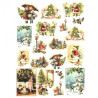 Papier do decoupage soft A4 ITD S189 dzieci mikołaj choinka - sklep pl
