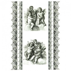 Decoupage paper soft A4 ITD S200 cupid decors