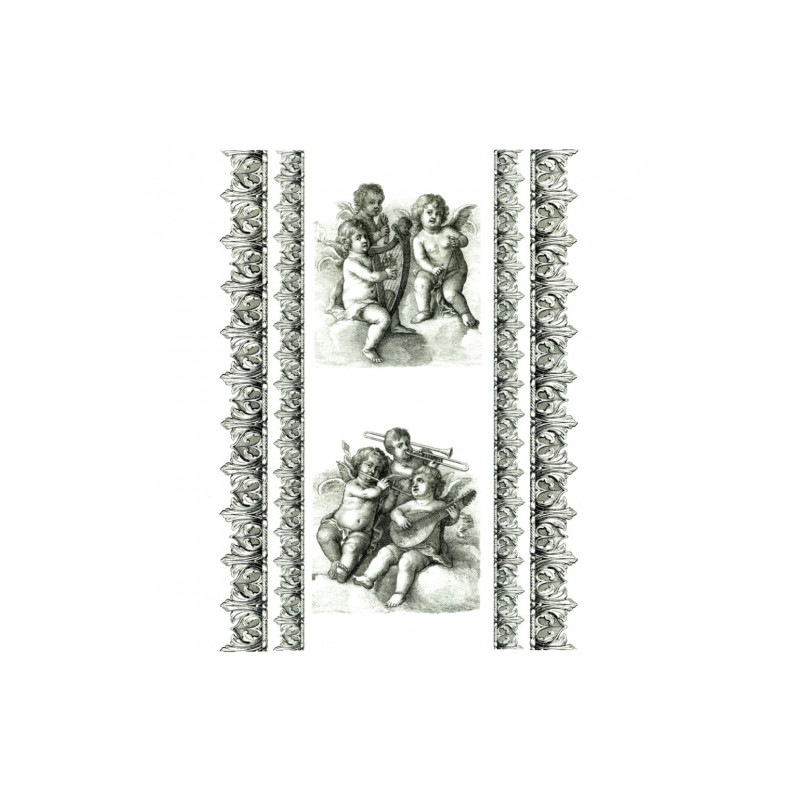 Decoupage paper soft A4 ITD S200 cupid decors