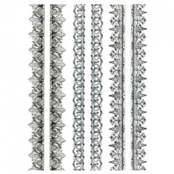 Decoupage paper soft A4 ITD S201 decors ornaments