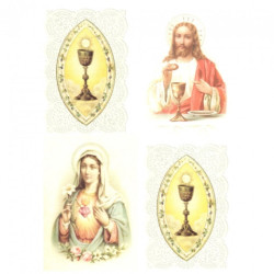 Papier do decoupage soft komunia A4 ITD S235- sklep plastyczny szał dl