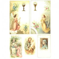Decoupage paper soft communion A4 ITD S236