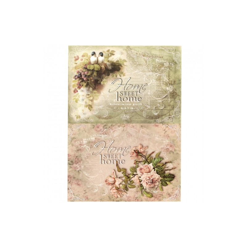 Decoupage paper soft A4 ITD S276