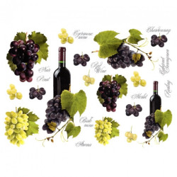 Decoupage paper A3 ITD 0232 wine grapes - sklep plastyczny szał dla pl