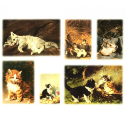 Decoupage paper A3 ITD 0288 cats