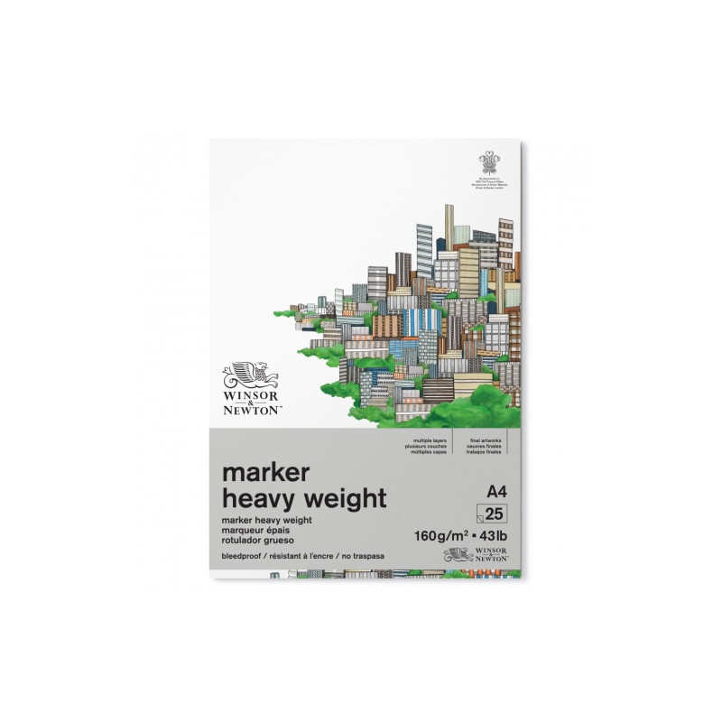 Blok Winsor&Newton marker heavy weight 160g 25 sheets