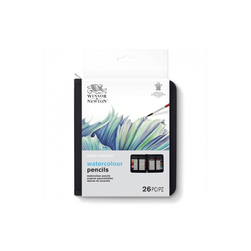 Winsor&Newton studio collection watercolor pencils set in case