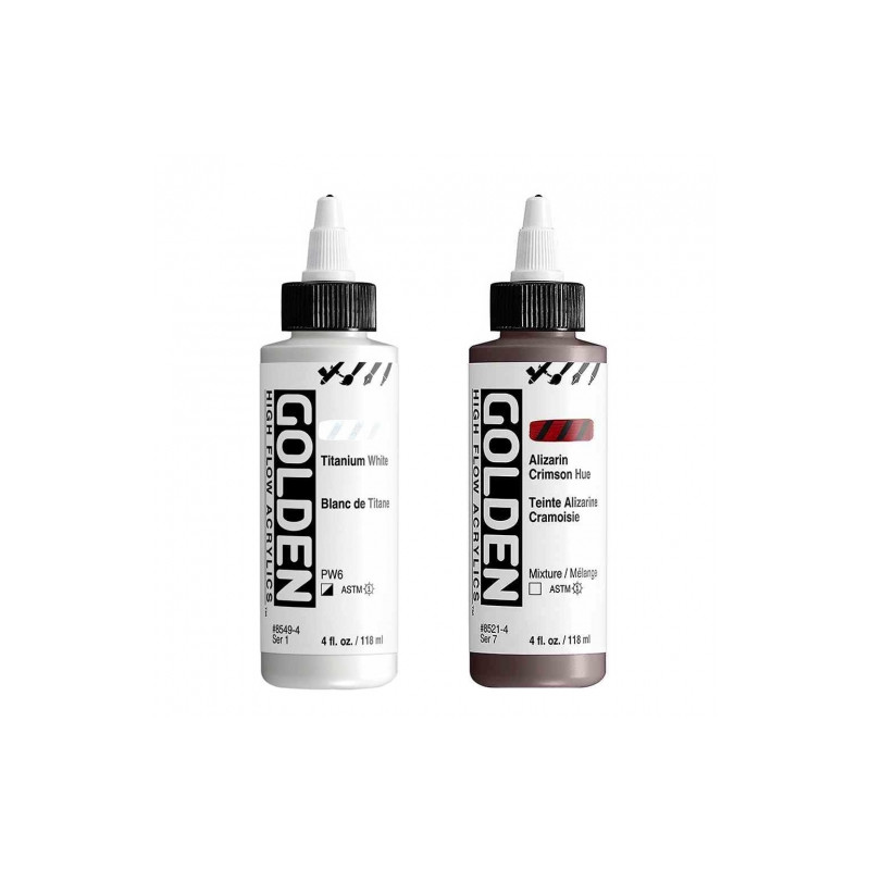 Golden high flow acrylic paints 118ml