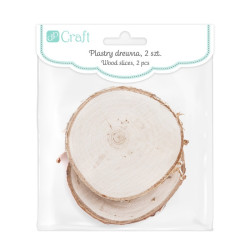 DP Craft plastry drewna 6-8mm 2szt- sklep plastyczny szał dla plastykó