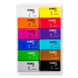 Fimo modelling clay basic 12 kostek x25g