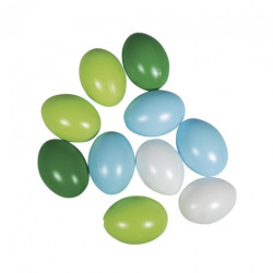 DP Craft jajka plastikowe 6cm pastel spring green 10szt- sklep plastyc