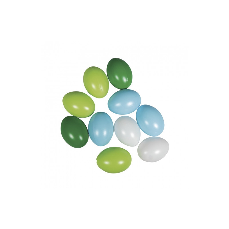 DP Craft jajka plastikowe 6cm pastel spring green 10szt- sklep plastyc