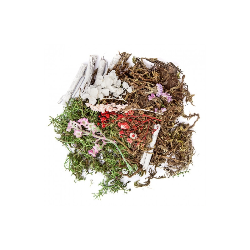DP Craft naturalne elementy mix 30g pastel- sklep plastyczny szał dla