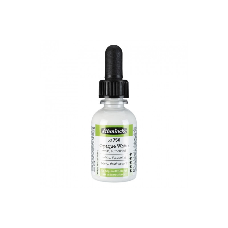 Schmincke opaque white opaque medium for liquid watercolors 50750 30ml