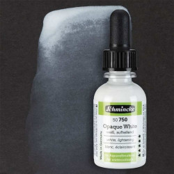 Schmincke opaque white kryjące medium do akwareli w płynie 50750 30ml