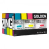 Golden soflat zing zestaw farb akrylowych 6x59ml - sklep plastyczny -