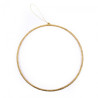 DP Craft glitter ring with hanger 25cm gold