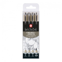 Sakura pigma micron light cool grey set 4pcs