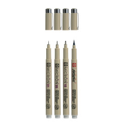 Sakura pigma micron light cool grey set 4pcs