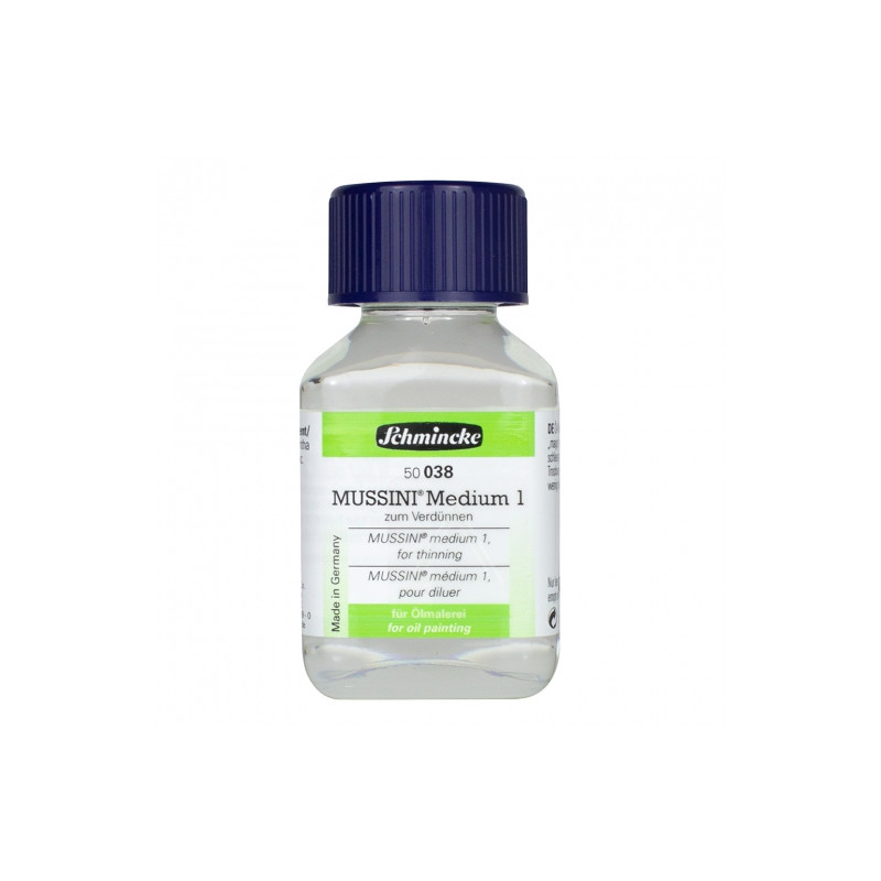 Schmincke mussini medium 1 thinner for oil paints 500380 60ml