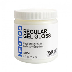 Golden regular gel gloss medium acrylic 237ml