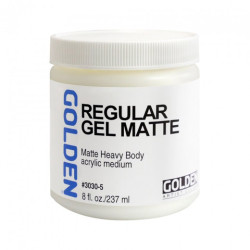 Golden regular gel matte matowe medium akrylowe 237ml - sklep plastycz