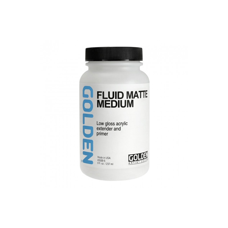Golden fluid matte medium akrylowe 237ml - sklep plastyczny - szał dla