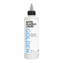 Golden satin glazing liquid satin acrylic medium