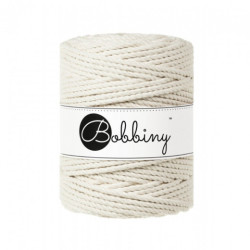Bobbiny 3ply macrame rope regular 5mm 100m