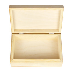 Drewniane pudełko prostokątne 12x7x18,5cm - sklep plastyczny - szał dl