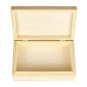 Wooden rectangular box 12x7x18.5 cm