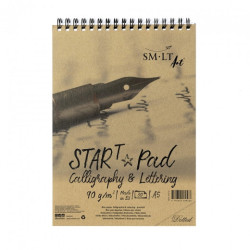 Block SM-LT art start pad calligraphy&lettering dotted 90g 30ark A5 sp