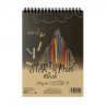 Blok SM-LT art start pad black 120g 20ark A5 spiral