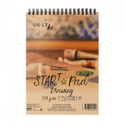 Blok SM-LT art start pad drawing 170g 20ark A5 spirala - sklep plastyc