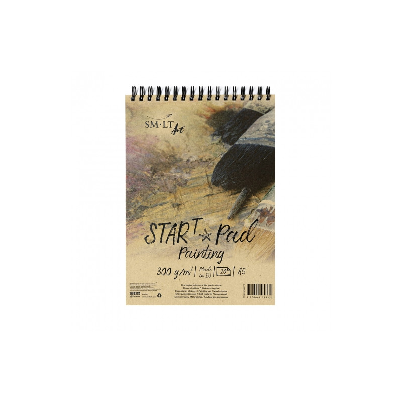 Blok SM-LT art start pad painting 300g 20art A5 spiral