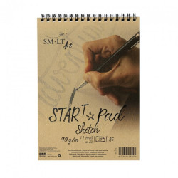 Blok SM-LT art start pad sketch 90g 20ark A5 spirala - sklep plastyczn